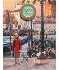 YNOT YESBAG Geantă de umăr imprimată Apus de soare la Veneția - Genți femei - 2