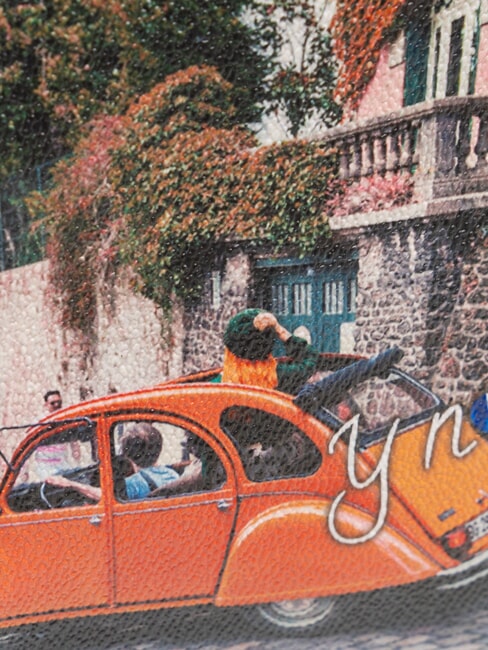 YESBAG Clutch Geantă de m&acirc;nă cu curea de umăr asta e viața - Genți femei