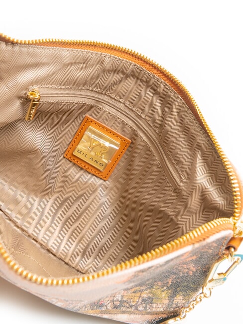 YESBAG Clutch Geantă de m&acirc;nă cu curea de umăr r&acirc;u de toamnă - Genți femei