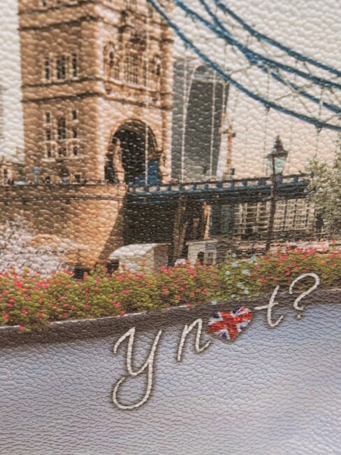 YESBAG Geantă de umăr plată Londra Kate - Genți femei