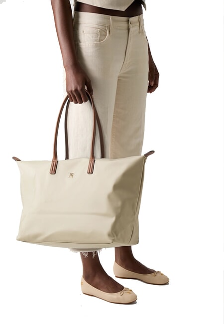 POPETTE Geantă de umăr maxi lemn de santal - Genți femei