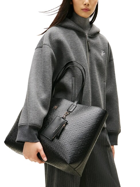 TH ICON Maxi Shopper negru - Genți femei