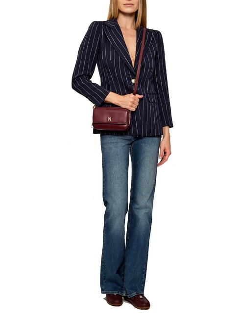 TH ICON Geantă de umăr mini roșu profund - Genți femei