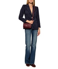 TOMMY HILFIGER TH ICON Geantă de umăr mini roșu profund - Genți femei - 4