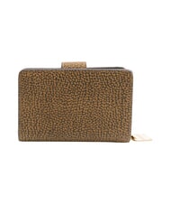 BORBONESE VITE COATED OP  Portofel mic natural op / negru - Portofele femei - 3