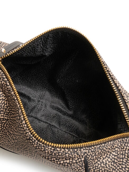 TENNIS Geantă de umăr, cu curea de umăr OP / NATURAL / NEGRU - Genți femei