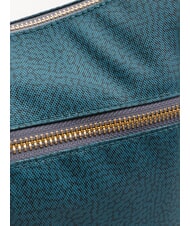 BORBONESE LUNA BAG Fermoar Flexos octan - Genți femei - 3