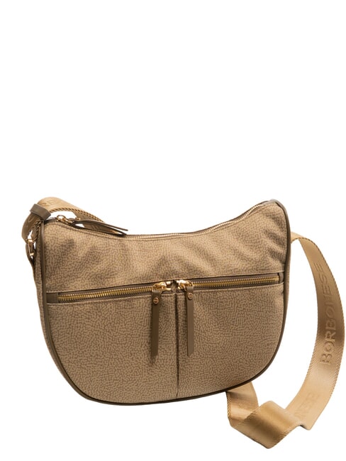 LUNA BAG M Fermoar Flexos verde ulei - Genți femei