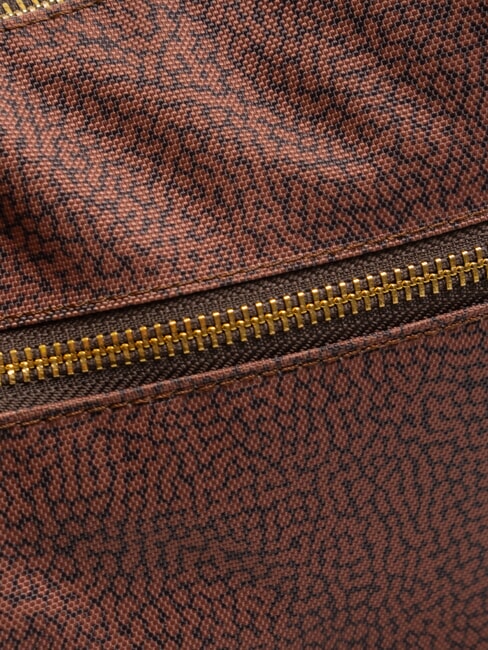 LUNA BAG M Fermoar Flexos teracotă - Genți femei