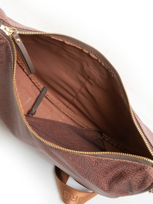 LUNA BAG Fermoar Flexos teracotă - Genți femei