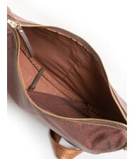 BORBONESE LUNA BAG Fermoar Flexos teracotă - Genți femei - 5