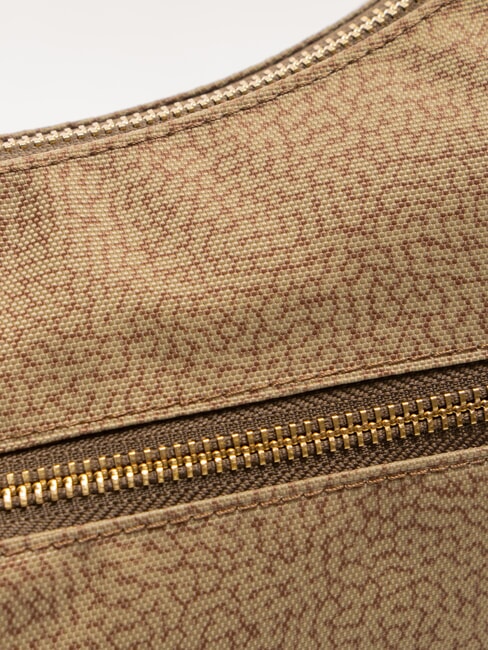 LUNA BAG Fermoar Flexos verde ulei - Genți femei