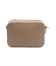 FURLA GARDENIA Geanta husa aparat foto din piele cu imprimeu keria tonuri de taupe + coniac - Genți femei - 3