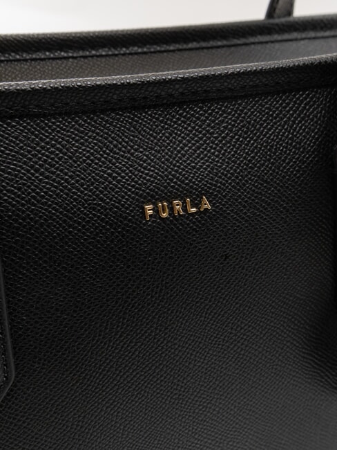 CLASSIC Geantă de mână, geantă de cumpărături din piele negru - Genți femei