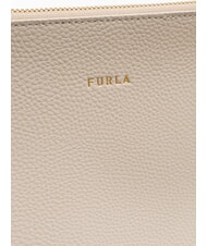 FURLA CLASSIC Geantă de cumpărături din piele perla - Genți femei - 4