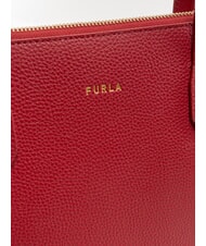 FURLA CLASSIC Geantă de cumpărături din piele lac - Genți femei - 4
