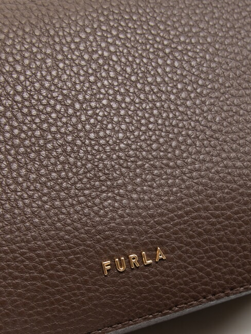 PETUNIA Geantă de umăr mini ciocolată - Genți femei