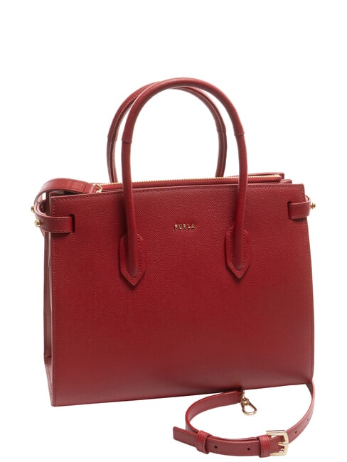 GARDENIA Geanta de mana din piele cu imprimeu Andromeda lac - Genți femei