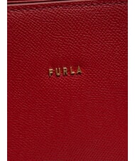 FURLA GARDENIA Geanta de mana din piele cu imprimeu Andromeda lac - Genți femei - 4