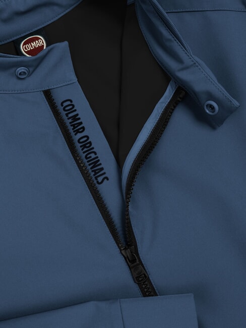 NEW FUTURITY Jachetă de motociclist albastru închis - Geci de bărbați