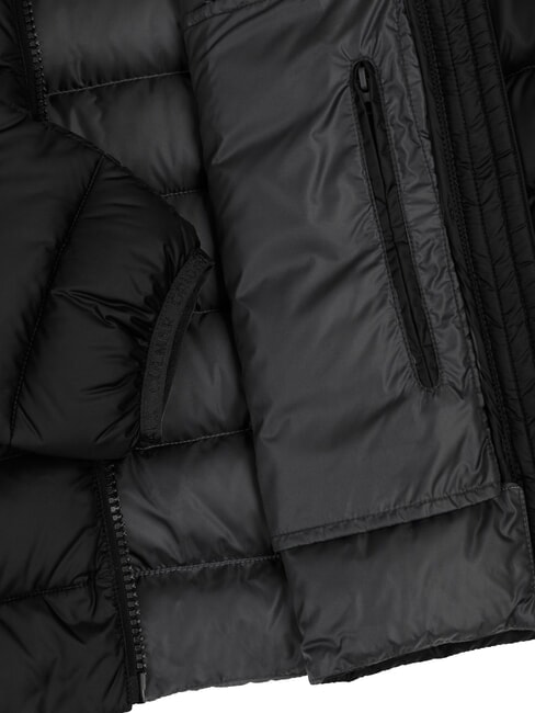 E-CONCRETE Jachetă din puf hidrofug vulcan negru - Jachete pentru bărbați