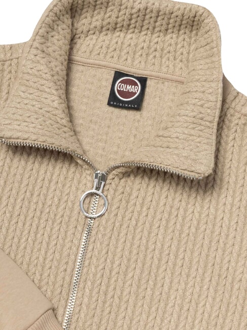 UPPERCLASS Hanorac cu fermoar complet din tricot împletit Arizona - Hanorace pentru femei