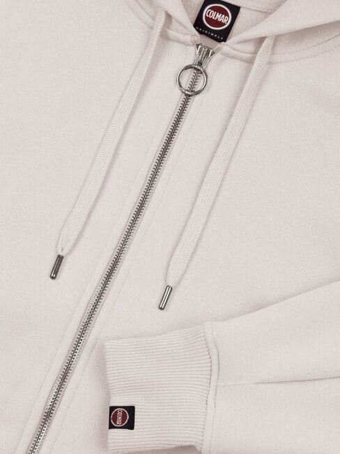 STUNNING Hanorac cu fermoar complet, glugă și pliuri tămâia - Hanorace pentru femei