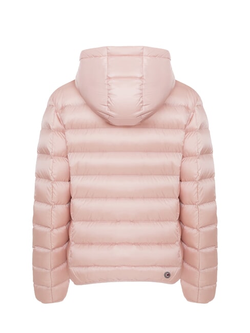 DELUXE Jachetă scurtă cu puf și glugă milkshake-darksteel - Jachete de puf pentru femei