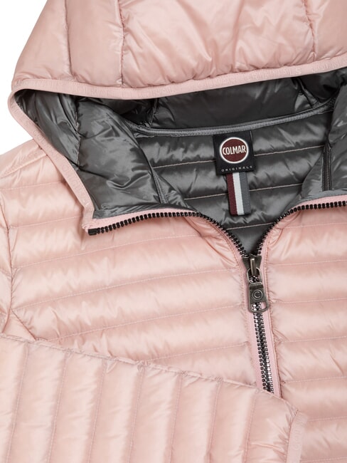 DELUXE Jachetă căptușită de greutate medie cu glugă milkshake-darksteel - Jachete de puf pentru femei