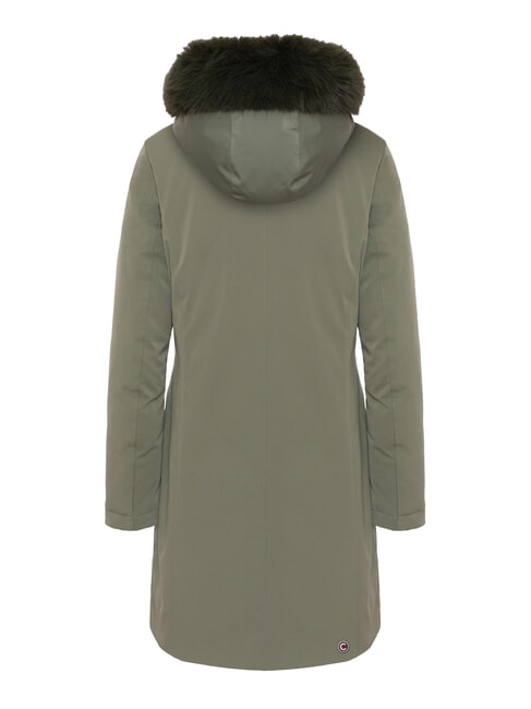 PURENESS Jachetă lungă căptușită cu glugă noroi - Jachete pentru femei