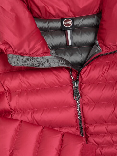 DELUXE Jachetă scurtă cu guler &icirc;nalt din puf rebel-darksteel - Jachete de puf pentru femei