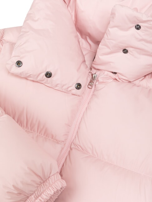 CAPTION Jachetă scurtă cu puf și glugă milkshake - Jachete de puf pentru femei