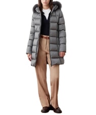 COLMAR DELUXE Jachetă lungă cu puf și glugă oțel &icirc;nchis-oțel &icirc;ntunecat - Jachete de puf pentru femei - 4