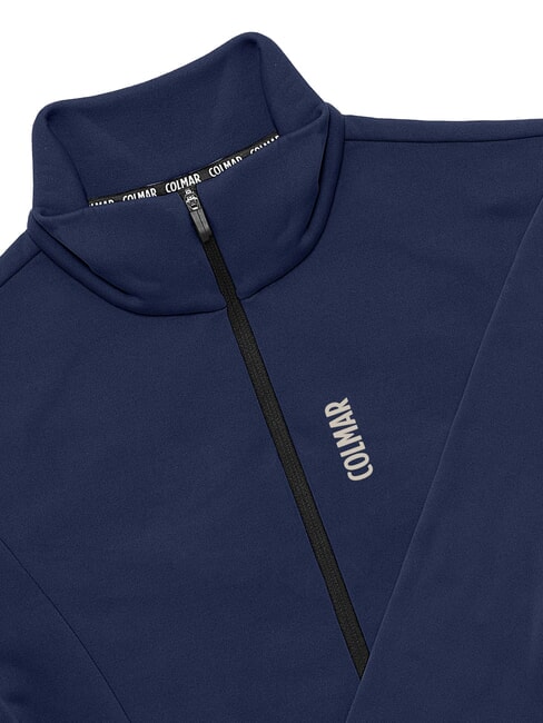 SCI FACETIME Hanorac termic cu fermoar pe jumătate albastru marin - Hanorace pentru femei