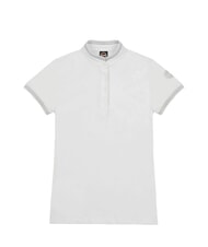 COLMAR MONDAY Tricou polo cu mânecă scurtă din piquet elastic alb - maiou Polo - 4