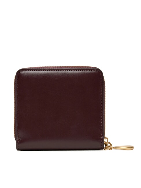 ENGRAVED  Portofel mic din piele caramel - Portofele femei