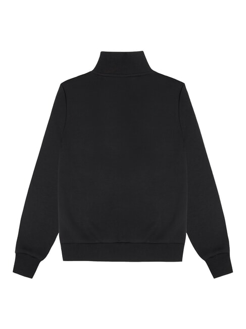 MODISH KIDS Hanorac cu guler înalt și fermoar pe jumătate negru - Hanorac pentru bebeluși