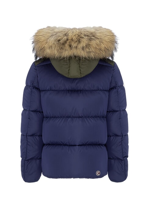 E-CONCRETE Jachetă de puf cu glugă Skipper-Bush-Vulcan - Jachete pentru copii