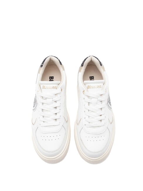 VENUS Adidași cu sclipici alb/negru - Pantofi femei