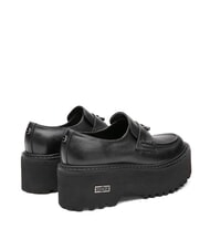 CULT AXL 4538 Mocasini din piele cu franjuri negru - Pantofi femei - 3