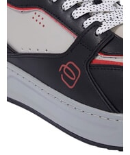 PIQUADRO URBAN  Adidași negru/gri/roșu - Pantofi bărbați - 3