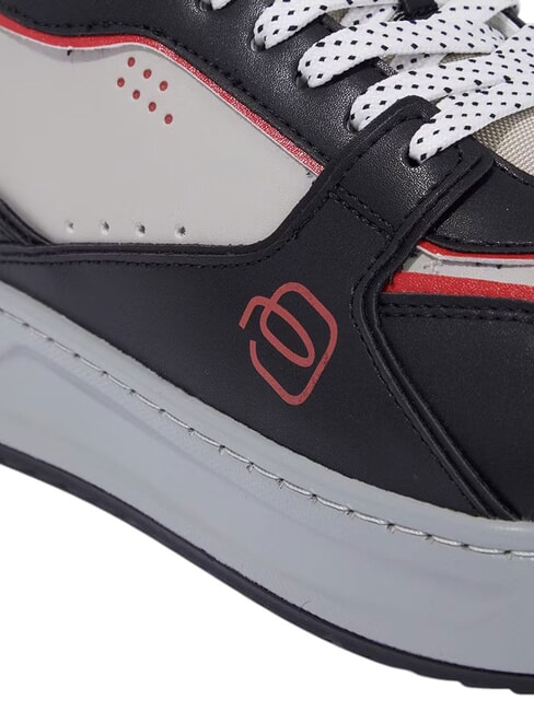 URBAN  Adidași negru/gri/roșu - Pantofi bărbați