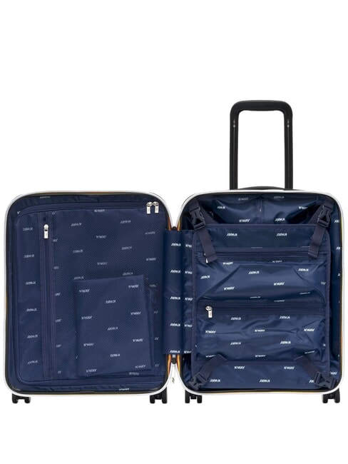 EUDOXIE LOGO Cărucior pentru bagaje de mână verde negricios - Bagaje de mână