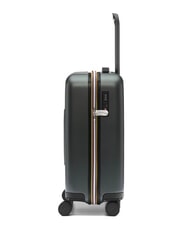 KWAY EUDOXIE LOGO Cărucior pentru bagaje de mână verde negricios - Bagaje de mână - 3