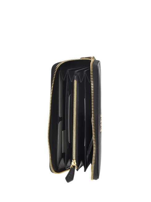 EDA Portofel cu fermoar negru - Portofele femei