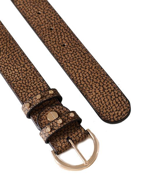 GRAFFITI Cureaua cu crampoane natural op / negru - Curele