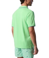 NORTH SAILS COLLAR STRIPED Tricou polo cu maneca scurta din bumbac verde de vară - maiou Polo - 2