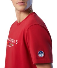 NORTH SAILS PRINT Tricou de bumbac lavă roșie - tricou - 3