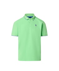 NORTH SAILS COLLAR STRIPED Tricou polo cu maneca scurta din bumbac verde de vară - maiou Polo - 4