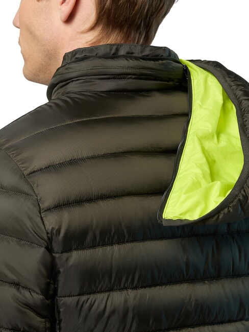 SKYE HOODIE Jachetă de puf cu glugă verde de pădure - Jachete pentru bărbați